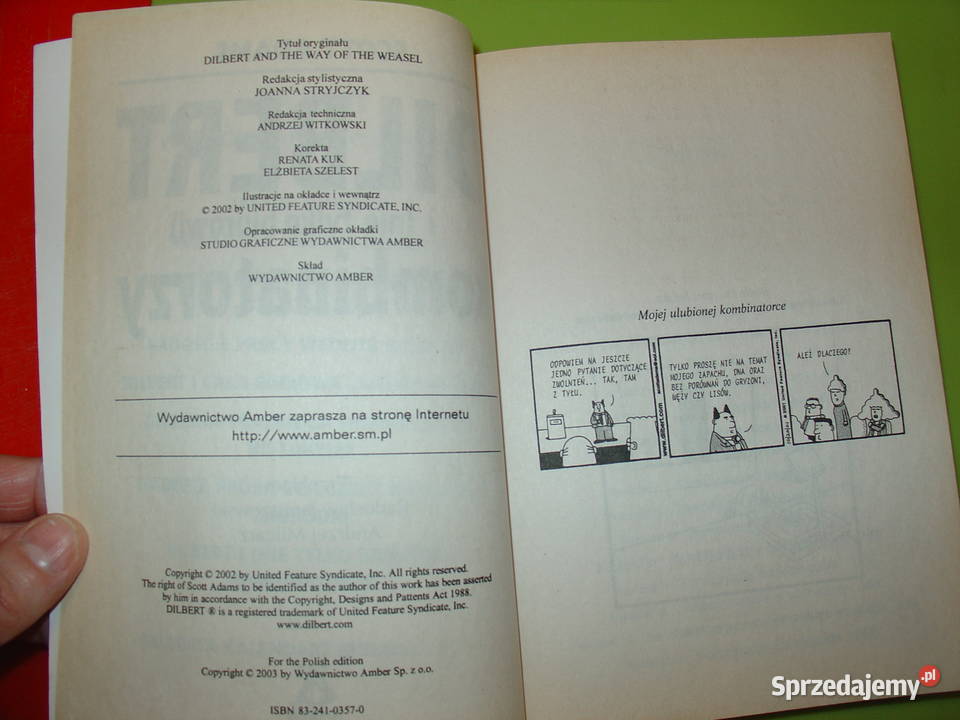 Dilbert i nie biurowi kombinatorzy Scott Adams Komiksy