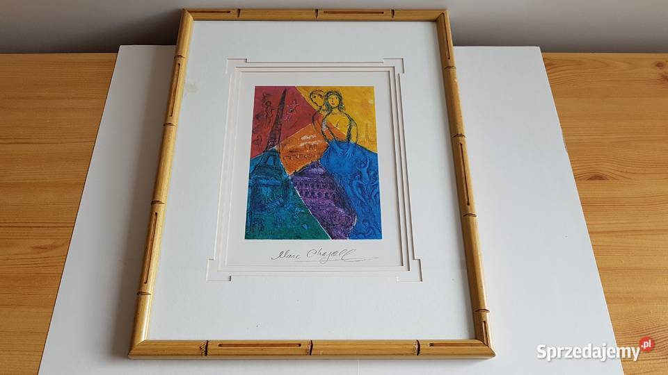 Oprawiona grafika Palazzo Pitti syg Marc Chagall Dąbrowa Górnicza