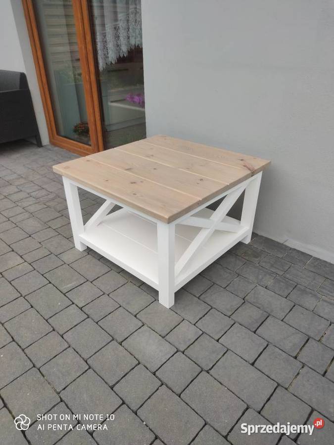 Stolik kawowy drewniany 80cm Zduńska Wola