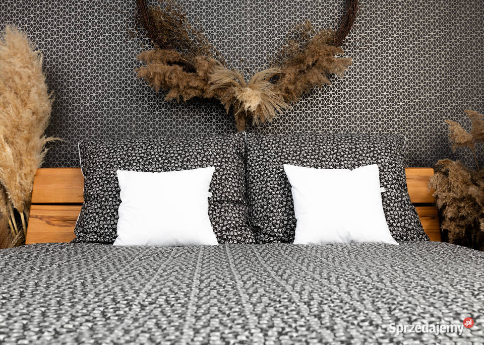 Pościel bawełniana perkal czarna 160 czarny Lipnica