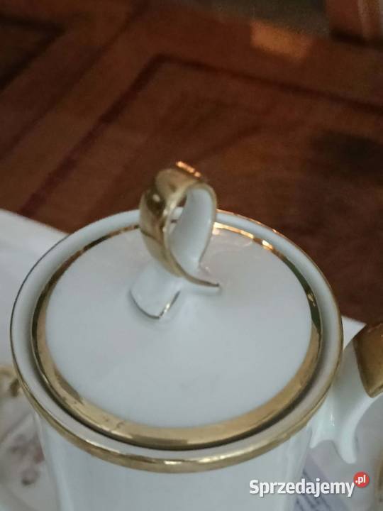 Porcelanowy serwis kawowy ALKA Kunst Alboth Góra