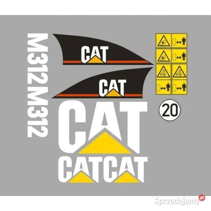 Naklejki Oklejenie CAT M312 Zamiennik Janików
