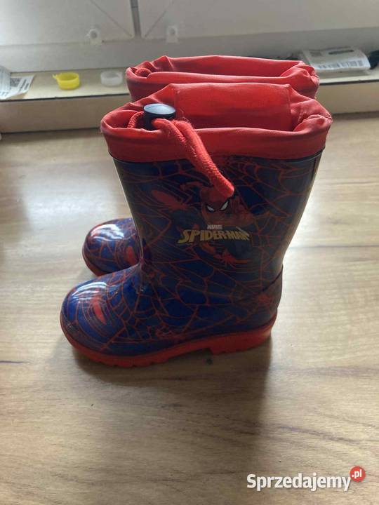 Buty przeciwdeszczowe Spiderman Wodoodporne buty chłopiec Kalosze Kraków