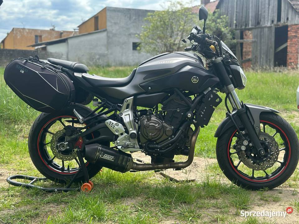 Yamaha MT07 kufry shad wydech mivv Ruda Kozielska