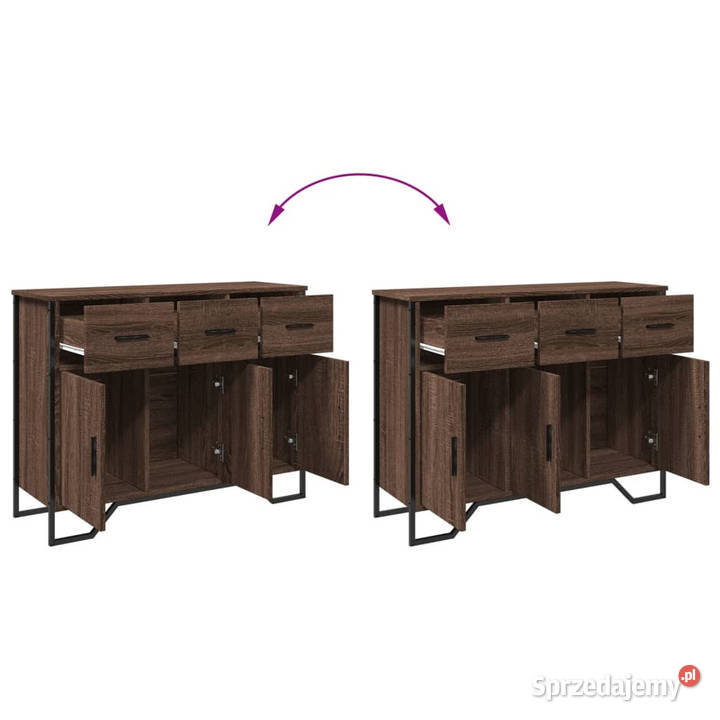 Szafka brązowy dąb 97x325x745 materiał Warszawa