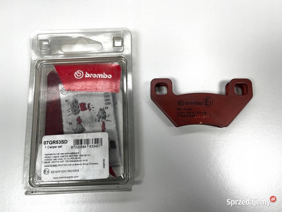 Klocki hamulcowe BREMBO 07GR53SD zam EBC FA395 Łobżenica