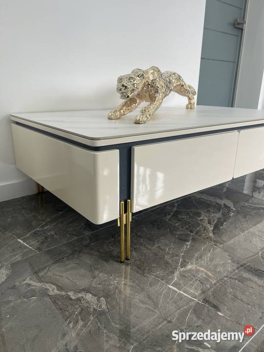 Stolik kawowy ława duża 130 złota Glamour z Nowy Sącz sprzedam