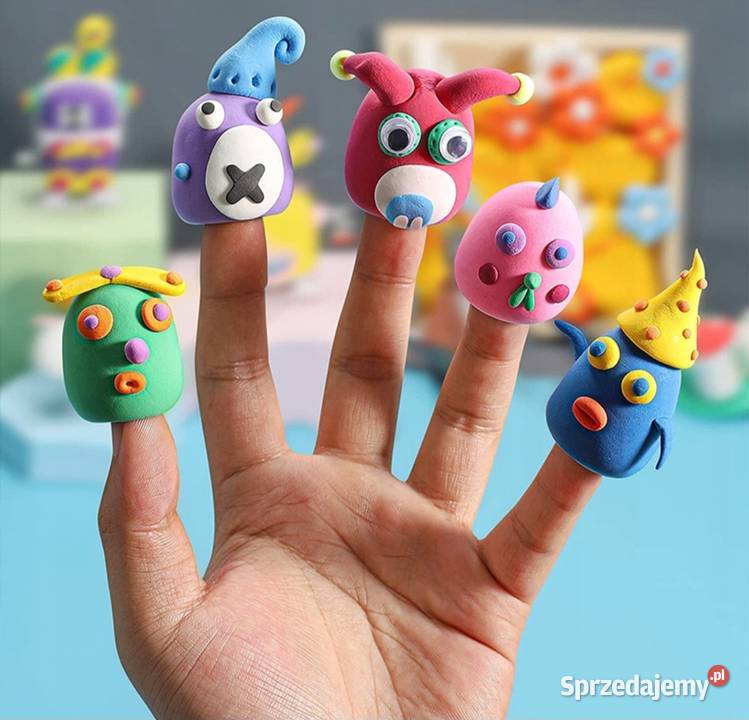 Ciastolina plastelina Masa Sensoryczna 12kolorów Siedlce