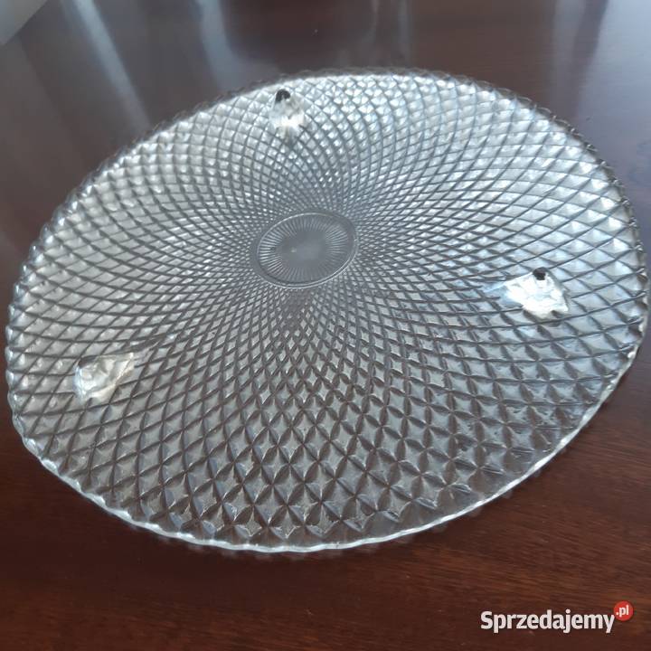 Patera szklana imitująca kryształową Ostrołęka