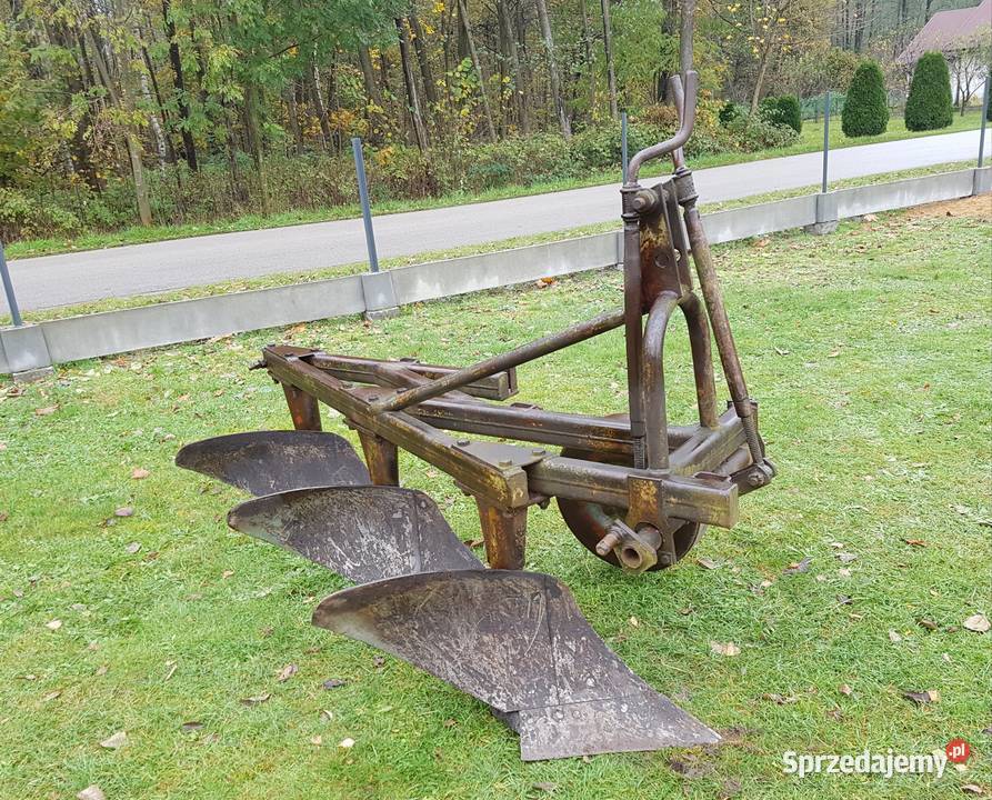 Pług zagonowy Duży 3skibowy Grudziądz wysoka Dąbrowa Tarnowska