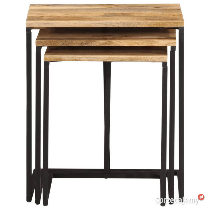 Stoliki wsuwane pod siebie 3 lite drewno Warszawa