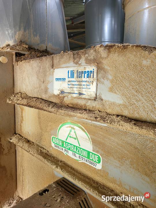 Kompletna linia instalacja odciągu TROCIN Zielona Góra