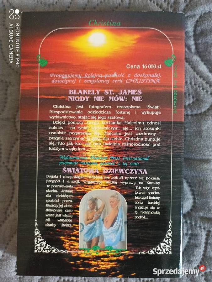 NIGDY NIE MÓW NIE Blakely StJames mazowieckie sprzedam