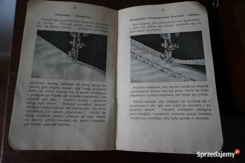 Maszyna do szycia Singer 1927 z instrukcją i małopolskie sprzedam