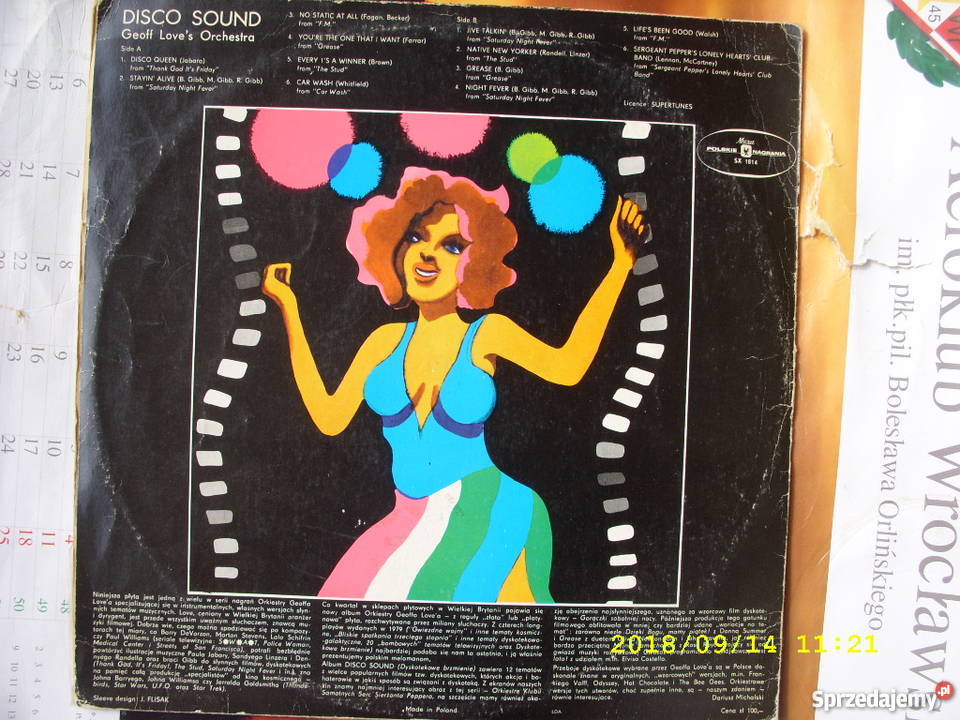LP dsnce DISCO SOUNDGROPP LOVES ORCHESTRA MUZA płyta winylowa Wołów