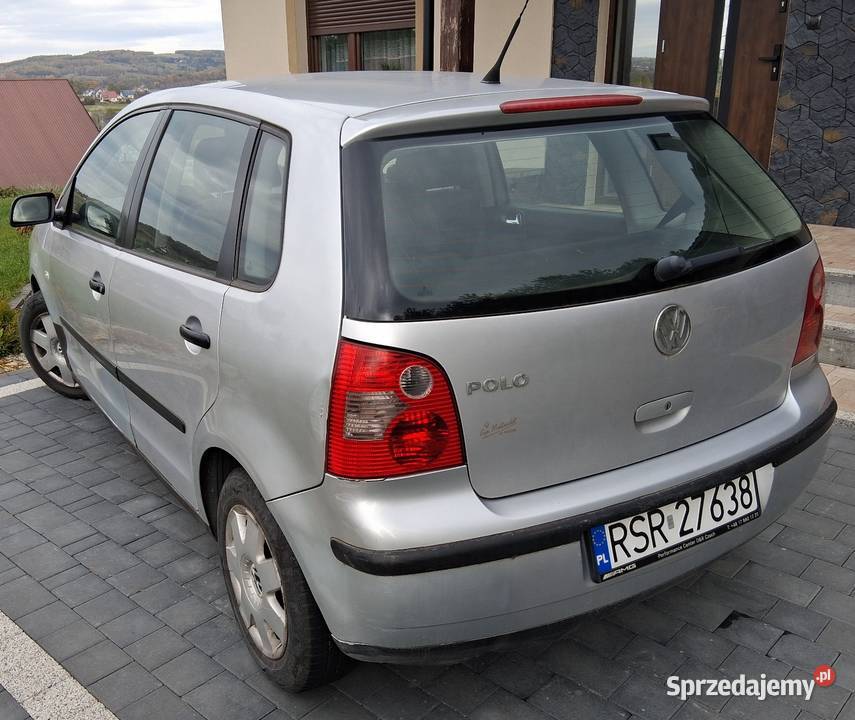 Volkswagen Polo 9N 2004 r 12 Benzyna LPG Srebrny 1198cm3 Strzyżów