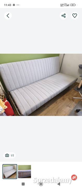 Łóżko Sofa rozkładana IKEA 140200 Transport 200cm Warszawa