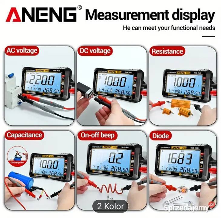 Multimetr automatyczny Aneng 613 małopolskie Kraków