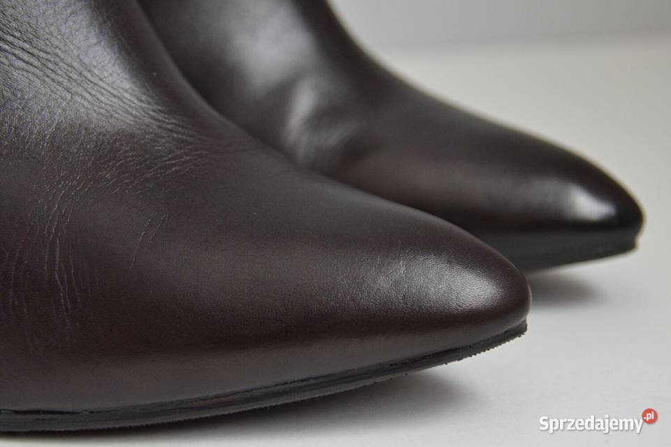 Kozaki Via Spiga z naturalnej skóry super