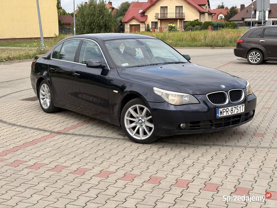 BMW e60 20d M47 456 przebiegu Rok produkcji 2005 Łowicz