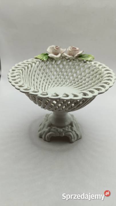 Porcelana włoska koszyczek żardiniera Bassano Zamość