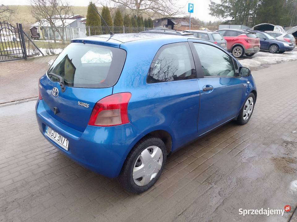 Toyota Yaris II 14d4d nieuszkodzony warmińsko-mazurskie Gołdap
