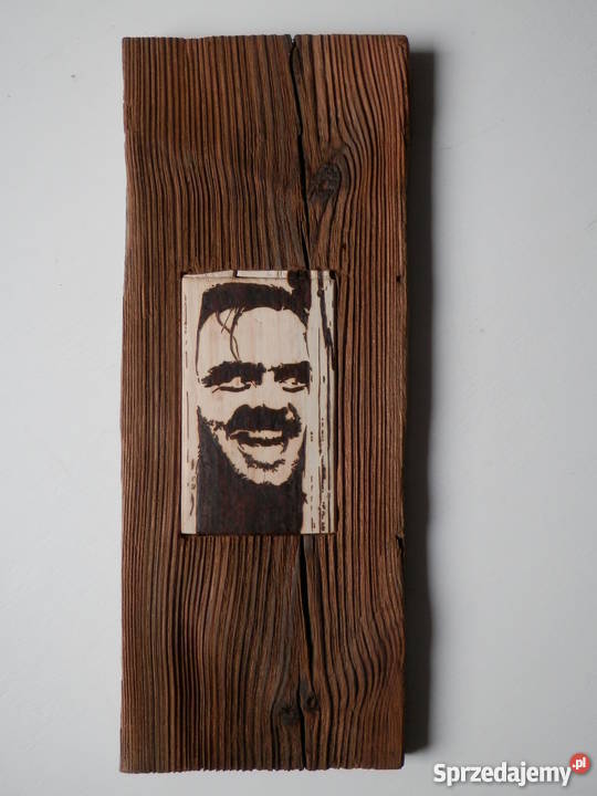 Obraz drewniany ręcznie wykonany Motyw z filmu Szczecinek