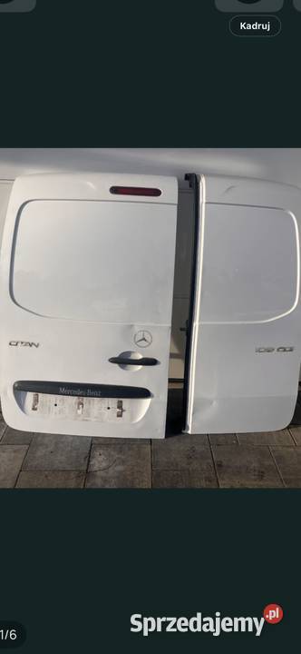DRZWI MERCEDES CITAN RENAULT KANGOO TYLNE Karoseria