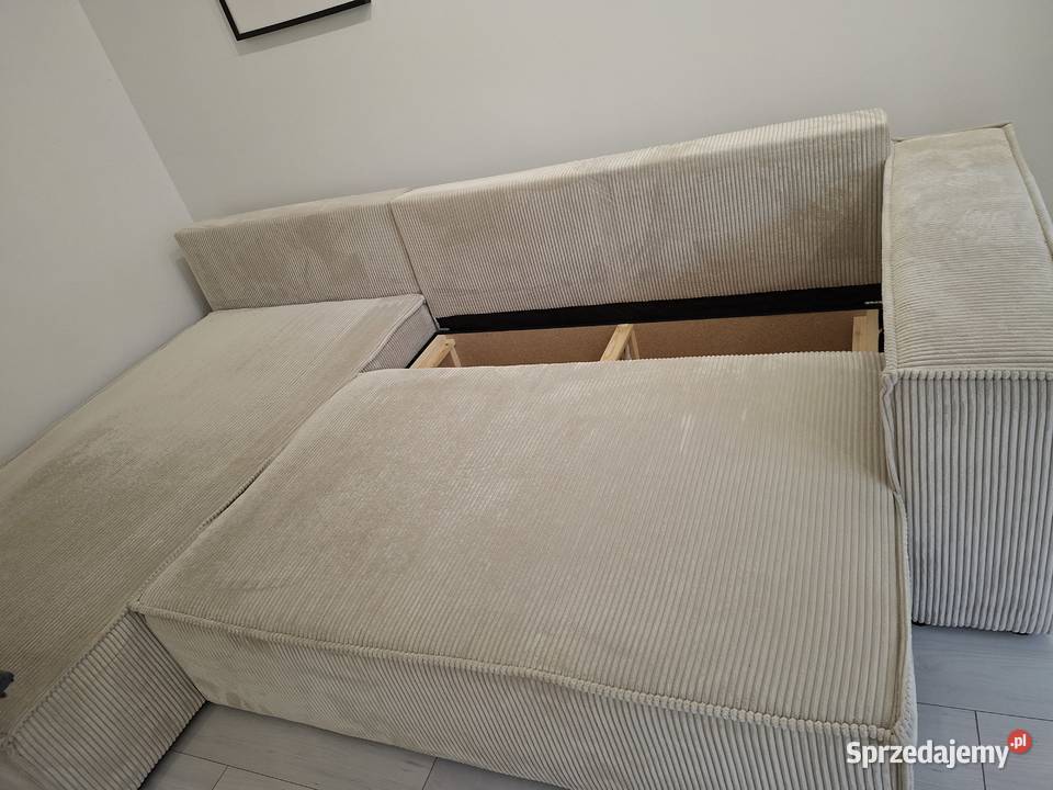 Narożnik z funkcją spania nowoczesny stan sprzedam