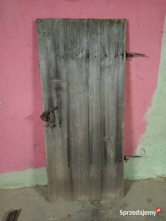 Stare dzwi drewniane kompletne stan Meble Kielce sprzedam