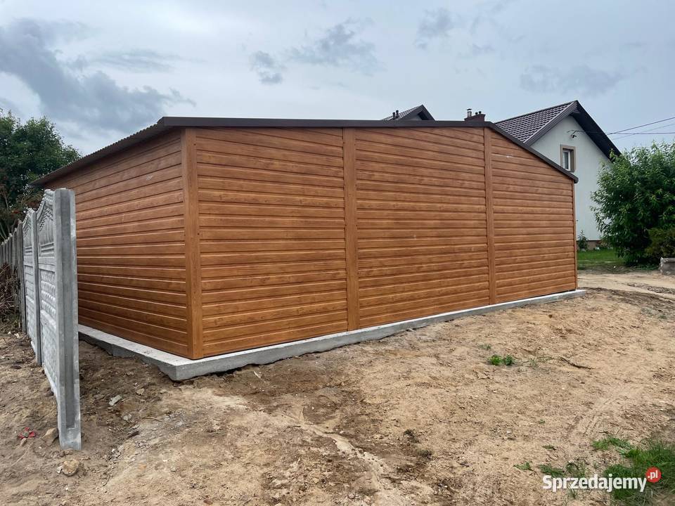 Garaż Blaszany dwustanowiskowy 8x6 wiata Zabrze