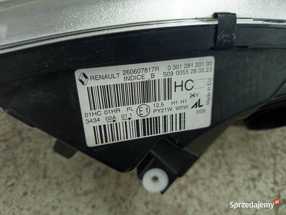 Reflektory renault captur 1317 soczewka Lampy przednie Rzeszów