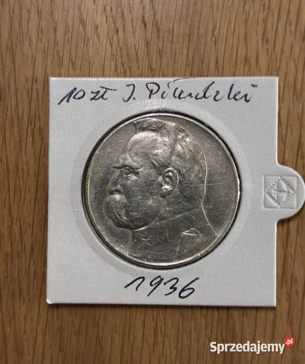 Moneta 10 zlotych Jozef Pilsudski 1936 lubelskie sprzedam