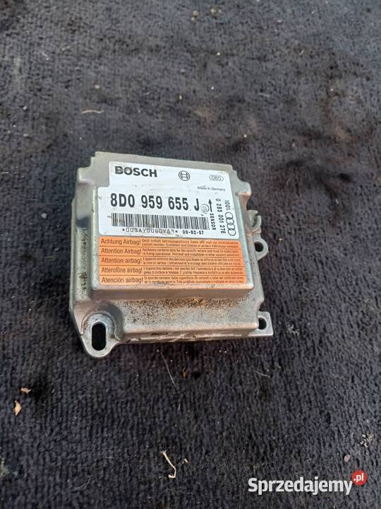 Sterownik Airbag 8D0 959 655 J Bosch Audi A4 B5