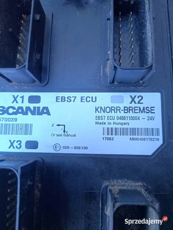 Sterownik EBS7 ECU 0486110004 Scania