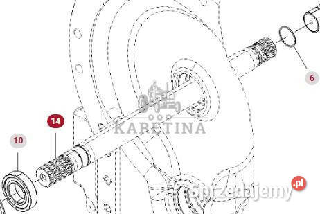 Fendt 930 933 936 939 942 Vario Gen 6 Wał Jastrzębniki sprzedam