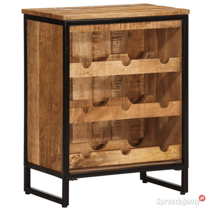Stojak na 9 butelek wina 55x33x70 lite drewno Warszawa