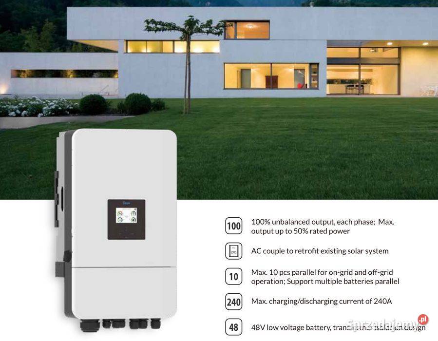 DEYE Falownik hybrydowy 5kW SG05LP3 3fazowy małopolskie