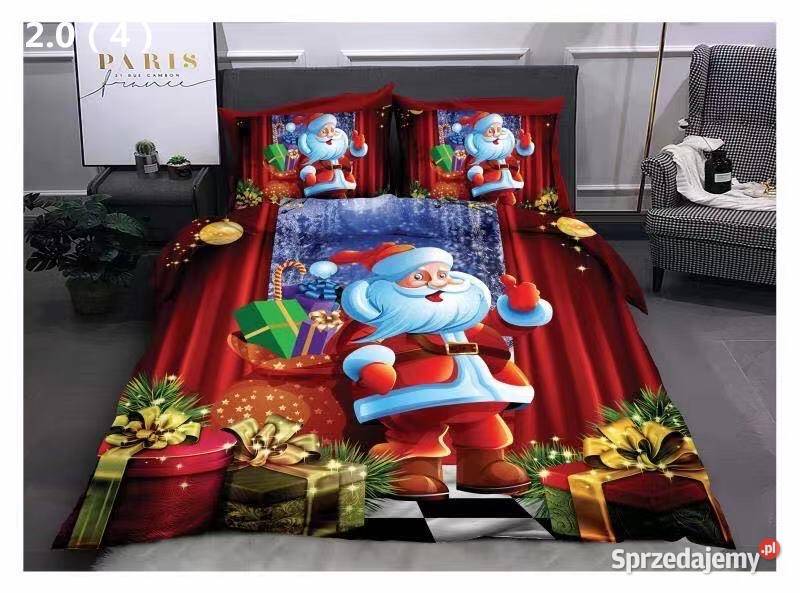 Komplet pościeli 3D 100 bawełna 4częściowy Warszawa sprzedam