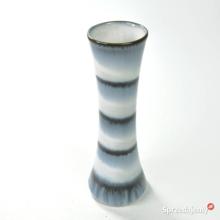 Ceramiczny wazon Waechtersbacher Keramik Niemcy odcienie błękitu Warszawa