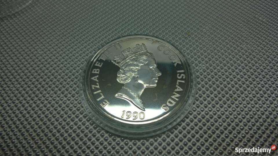 Moneta Wyspy Cooka 50 dolarów 1990 Warszawa