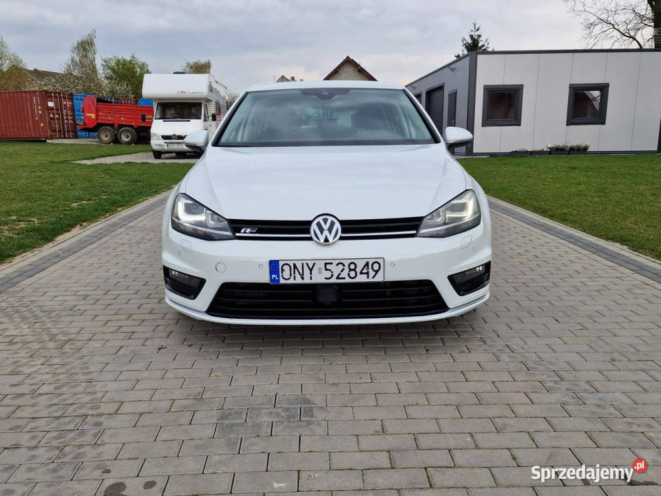 Volkswagen Golf 20tdi R Line Bixenon Skóra Navi biały Strobice