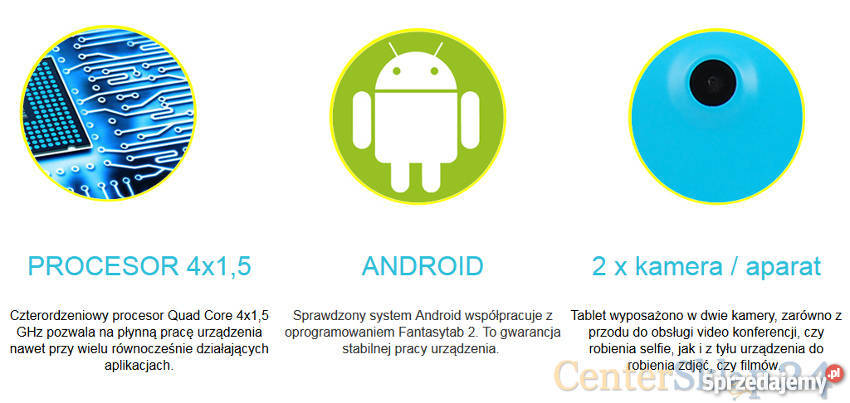 dzieci tablet OVERMAX FANTASYTAB 2 tablet 3 Poznań