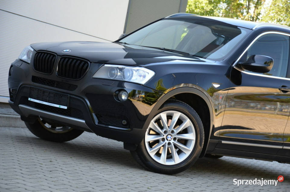 BMW X3 Czarna Zarejestrowana 20D 184 Serwis Lift Kutno