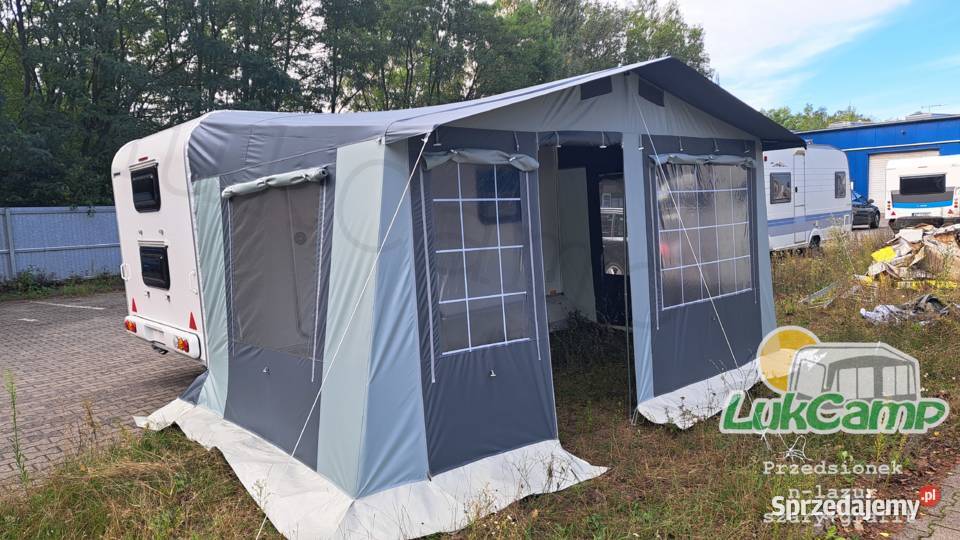 Nowy przedsionek do przyczepy kempingowej NLazur Konstantynów Łódzki