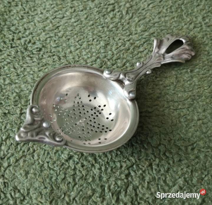 Zgrabne sitko do ziół i herbaty styl neorokokowy Sztuka współczesna