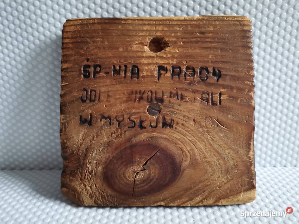 Stary medal pamiątka piłkarska Antyki Katowice