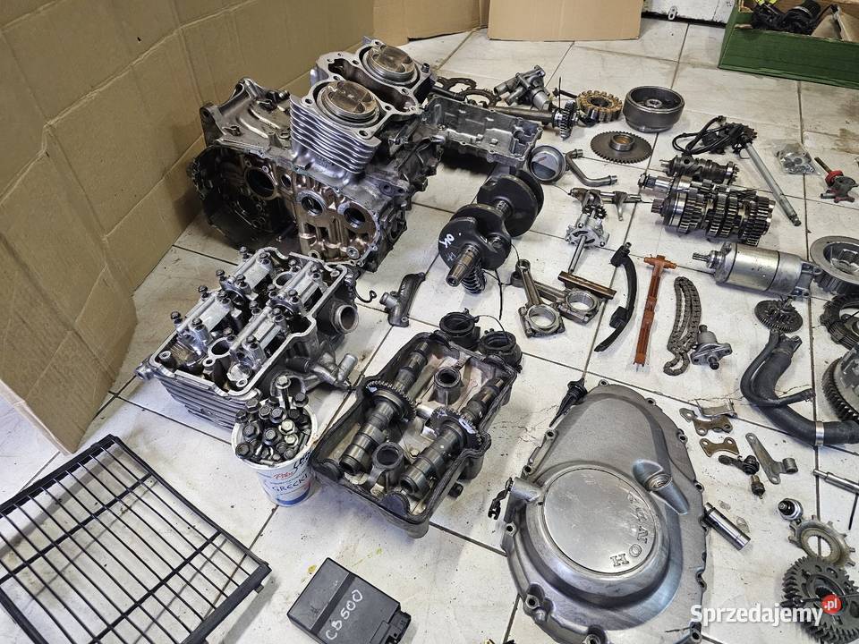 Honda CB 500 silnik części cb500 wał głowica Jelenia Góra