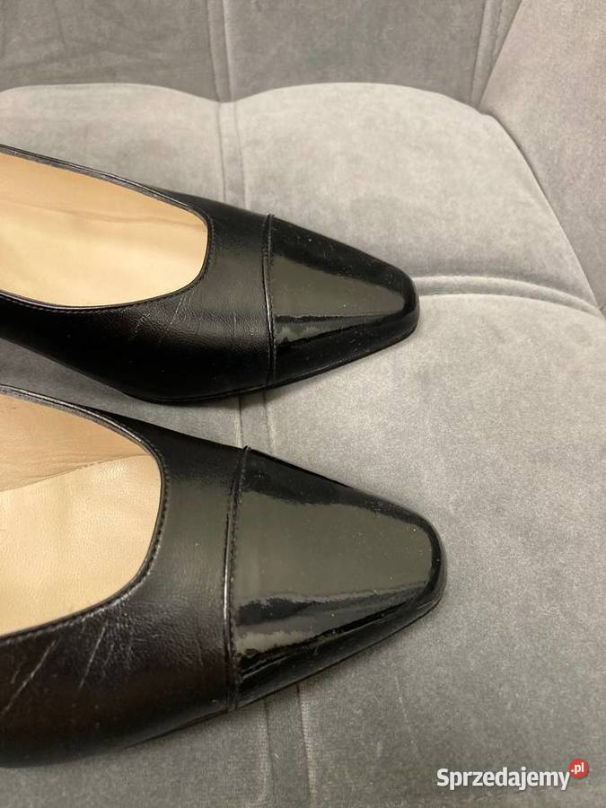 Nowe szpilki buty czółenka Rose Lee USA vintage skóra Nisko