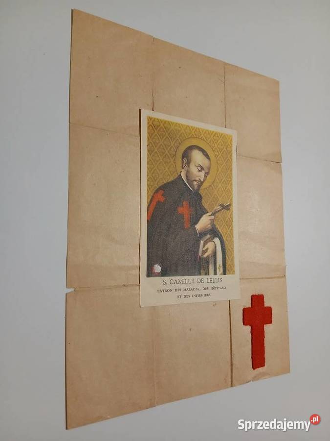 Relikwia z krzyżykiem chorych Św Kamil de Lellis Pozostałe podkarpackie Jarosław